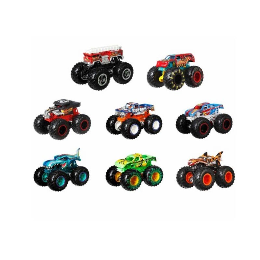 Hot Wheels Monster Trucks Live 8-Pack, 1:64 Scale Toy Monster Trucks - Picture 2 of 3